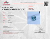 Dark Blue Zircon Stone 2.45 Carats Cushion Cut Natural Cambodian Gemstone